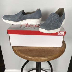 New - Size 37 - Rieker Women’s slip on sneakers